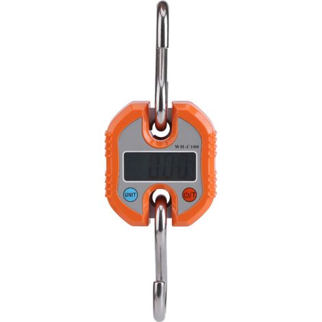 150 kg/50 g Balance de Bagages Portable Balance Electronique Pèse Valise de Voyage Balance Numérique(Orange) (1/5)