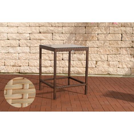 Polyrattan Tisch Alia sand (1/4)
