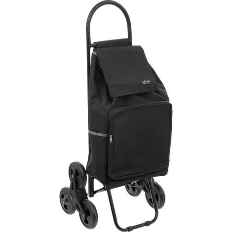Carrello nomade 6 ruote metallo nero 5Five (1/5)