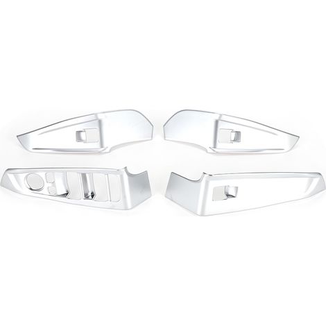 4 pièces garniture de panneau d'interrupteur de lève-vitre chromé ABS, compatible Série 3 G20 G28 2020 (1/5)