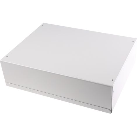 Boîtier d'instrumentation RS PRO en Acier laminé à froid Gris, dim. ext. 350 x 270 x 95mm ( Prix pour Boîte de 1 )