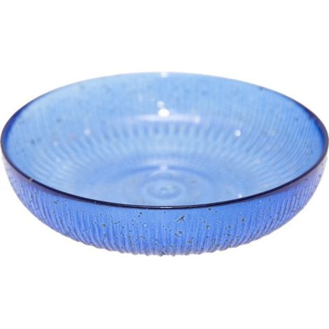 Bol à Soupe en Verre Bleu Constellation pour Repas et Table 15 x 15 x 3 cm - PANGIVO (1/4)