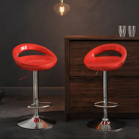 Tabouret de bar réglable de 76 à 96 cm 46 x 41 x 96 cm (1/5)