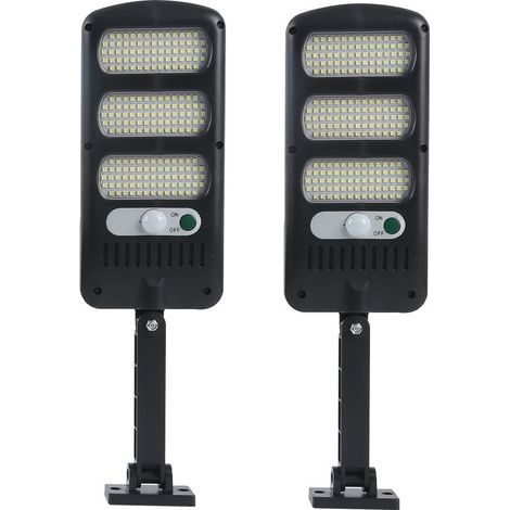 Applique Solaire Extérieure LED 213 LEDs 1200lm Détecteur de Mouvement IP65 Étanche Lumière Sécurité Jardin Mur Porche Lot de 2 (1/5)