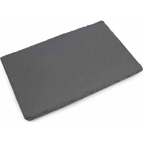 Vassoio da portata in ardesia rettangolare 30x20 cm piatto per servire finger food sushi formaggi vassoio aperitivo (1/5)
