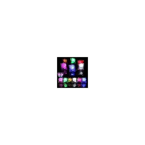 Lumineux LED, Lot de 12 Coloré Flash Ice Cube Couleur Lumineux pour Champagne Tour, fête, Mariage, Club et Barre (1/5)