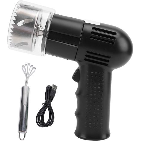 Ouvre-noix de coco automatique en acier inoxydable 304, outil électrique pour ouvrir les noix de coco, pour jeunes et moins jeunes, noir (1/5)