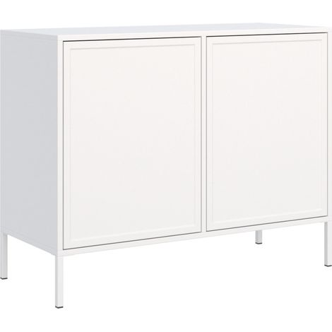 Sideboard a 2 ante - bianco, 100 cm - VELVETO (1/5)