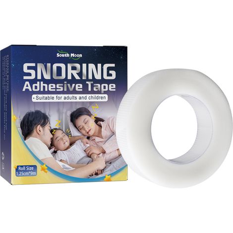 Ruban adhésif anti-ronflement 1,25 cm × 9 m, lot de 2, bande pour dormir (1/5)