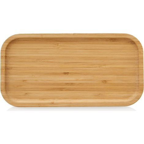 Vassoio rettangolare in bambù per snack e antipasti di sushi 25 cm (1/5)