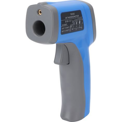 Thermomètre infrarouge numérique LCD rétroéclairé sans contact précis pour usage industriel et cuisine TS550 (-50°C à 550°C, -58°F à 1022°F) portatif (1/5)