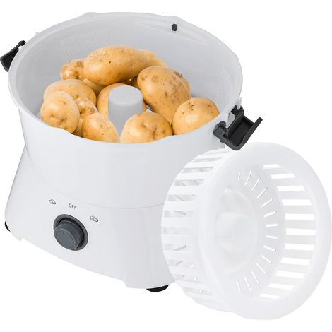 Senderpick – Éplucheur électrique de pommes de terre 85W – Épluchage rapide en 2-4 minutes – Capacité 1,76 lb – Design compact et facile à nettoyer