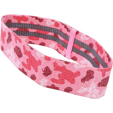 Sangles de résistance fessiers tonifiants, bandes élastiques yoga sculptantes, lot camouflage rose taille S, fitness forme du corps (1/5)