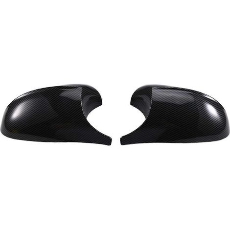 Cubierta de espejo retrovisor exterior con diseño de fibra de carbono para BMW Serie 1 y Serie 3 (E87, E88, E90, E91) (1/5)
