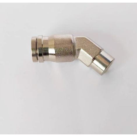 Raccord Coudé 45° à Insertion Rapide 6,35 mm (1/4") - Connecteur Pneumatique pour Tuyau