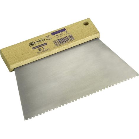 Connex Zahnspachtel 180 mm Zahnung grob 2,9 x 2,7 mm Fliesenwerkzeug