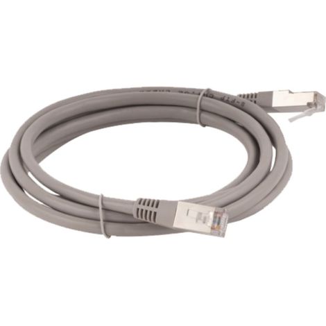 Patchkabel F/UTP Kat. 5e PVC 0,5 m grau alantec