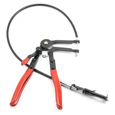 Pince à colliers de serrage en acier au chrome-vanadium, 620 mm, fil flexible, longue portée, résistante à la corrosion, flexible, résistante à la rouille et à l'usure, pour tuyaux, flexibles, réparat