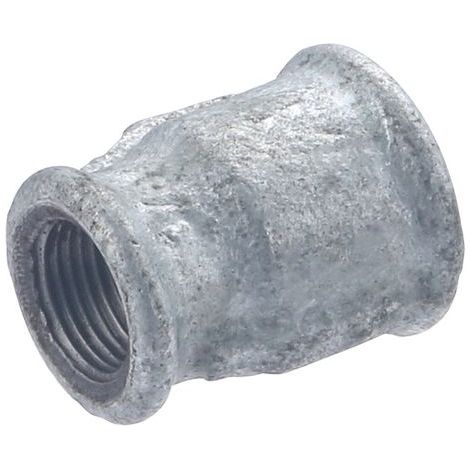 Nipplo galvanizzato, doppio femmina ridotto, F15x21 - F12x17 NOYON & THIEBAULT