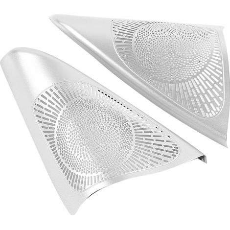 2 pièces Cache-haut-parleur tweeter de portière de voiture, garniture décorative de remplacement pour haut-parleur, compatible avec BMW Série 3 E90 (2005-2012) (1/5)