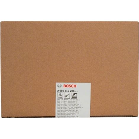BOSCH CARCASA PROTECTORA AMOLADORA Medida de largo 230 MM