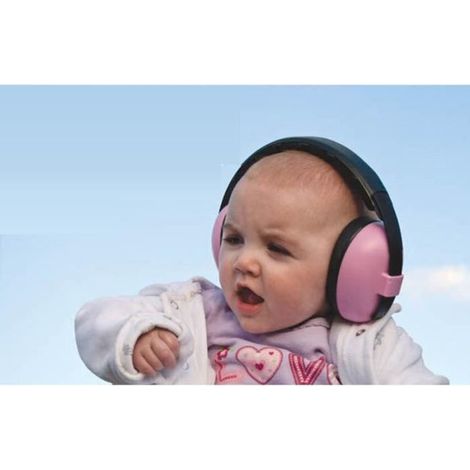 Casque anti-bruit bébé rose BANZ-Ywey (1/4)