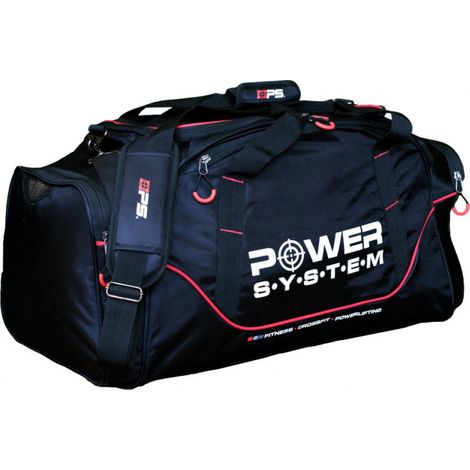 Borsa da palestra Power-system magna nero/rosso