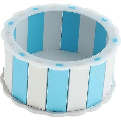Hamsterrad für Haustiere – Komfortables Laufrad, einfach anzubringen und zu installieren für Kleintierkäfige-Light Blue White (1/5)
