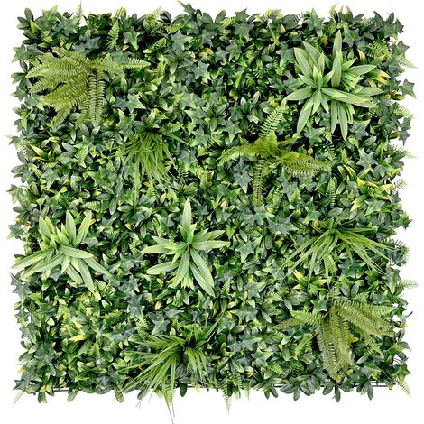Mur végétal synthétique vert - pack de 1m² - DELVIN (1/5)