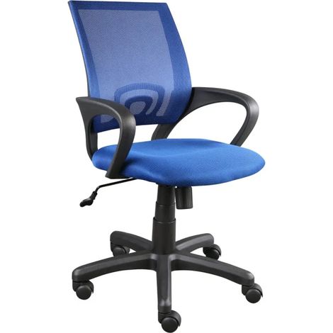 Poltrona ufficio Business blu 48x48x95 cm