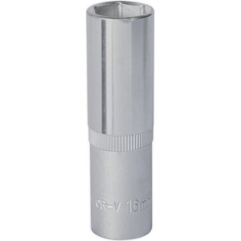 Sealey Premier Deep Socket 1/2""Sq Drive 16mm S1216D