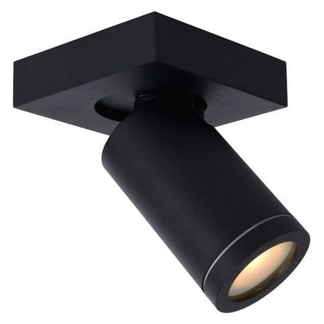 Spot soffitto Lucide Taylor nero GU10 5W 2200-3000K (1/5)