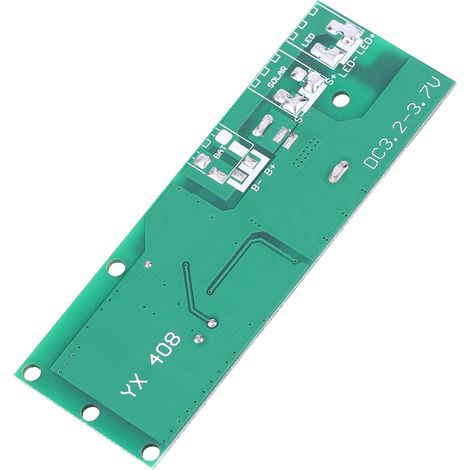Carte de circuit imprimé pour lampe murale solaire avec capteur radar 3,2 V/3,7 V et interrupteur carte de contrôle pour lampe solaire. (1/4)