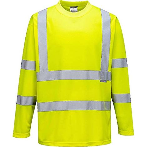 T-shirt Hivis Manches Longues Couleur : Jaune Taille M - Portwest (1/3)