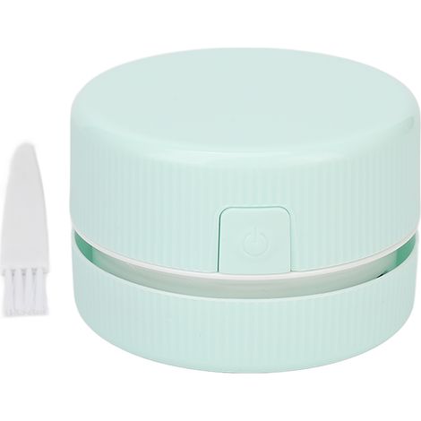Aspirateur mini bureau puissant, facile à nettoyer, portatif pour maison, bureau, canapé, clavier - Vert (1/5)