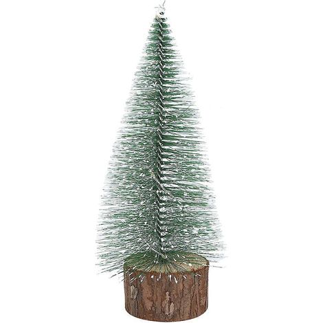 Sapin de Noël LED pour bureau, décoration festive de table lumineuse, ornement cadeau Xmas pour maison, mini arbre décoratif (1/5)