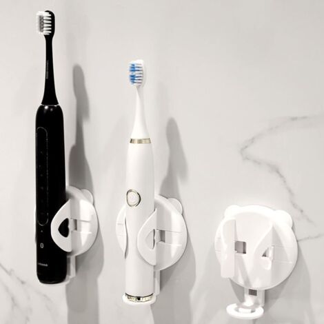 3 Pcs Porte Brosse à Dents, Support Brosse à Dents éléctrique avec capteur Automatique de gravité, Porte Brosse à Dents Mural, Adhésif Puissant Amélioré (1/5)