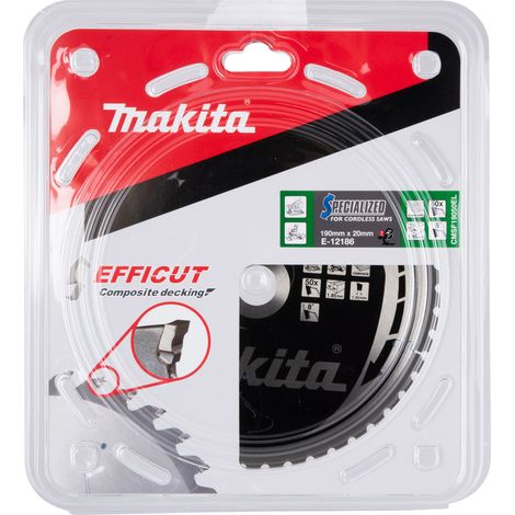 Scie circulaire Makita E-12186 TCT 190x1 85x30 mm T50 15°