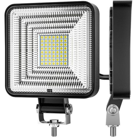 Feu de Travail LED 4 Pouces 56LED 168W 3800LM, Lumière Concentrée IP65 Aluminium DC 9-30V, Feu Auxiliaire Off-Road pour Camion, 4x4, Engin de Chantier, Bateau(4pcs) (1/5)