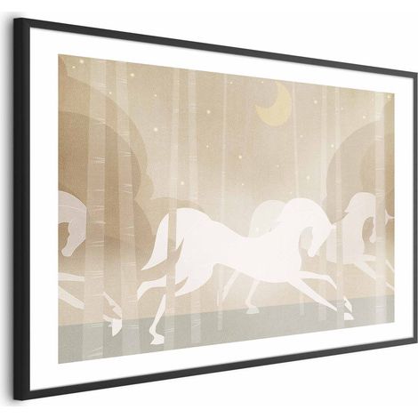 Póster - Caballos de carreras (1/4)