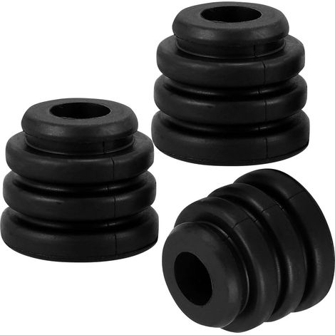3 Pièces Support de Montage Anti-vibration en Caoutchouc pour Compresseur de Climatiseur, Coussinet Amortisseur Noir, Installation Simple, Vacances (1/5)