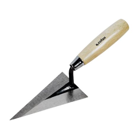 Paletín con punta aguda con mango de madera y 130 mm de longitud 09517015