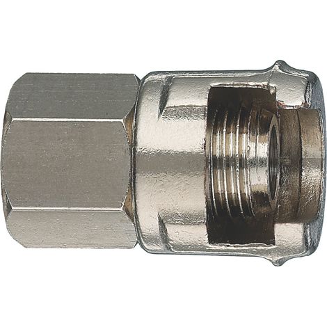RACCORDO FILETTATO PER COMPRESSORI DADO FRESATO 1/4 F 10.00 pz