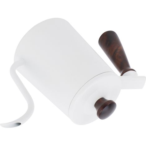 Cafetière à filtre manuelle de 700 ml en acier inoxydable 304, bec long et poignée en bois (1/5)