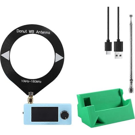 Kit mini-récepteur radio SI4732 + support + antenne 10 kHz - 180 MHz, écran 1,9 pouce, FM/AM/LSB/USB, radio ondes courtes SI4732 (1/5)