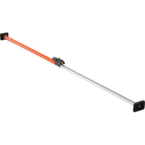 Mophorn Barre de chargement télescopique réglable de 101 à 185 cm, stabilisateur robuste en acier avec patins antidérapants, idéale pour SUV et berlines