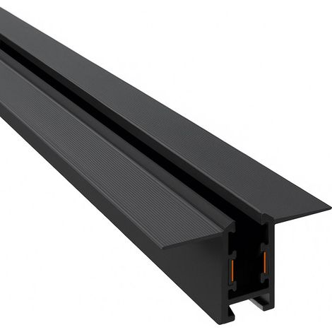 Rail magnétique encastré 1 circuit noir linéaire 2 m MAGNETIC TRACK 5MM Milagro (1/5)