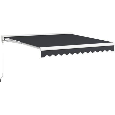 Store Ivybrook Électrique & Manuel Rétractable Terrasse Commerce Anthracite 295x250 cm (1/5)