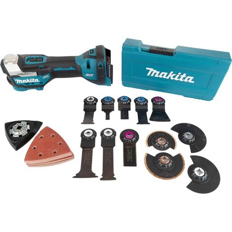 Makita DTM52ZX2 18v LXT Brushless Multi Tool Starlock Keyless Blade 44 Accessory (1/10)