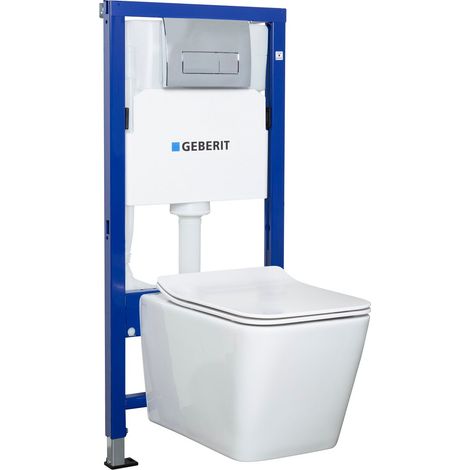 GEBERIT Set WC sospeso completo TINOS bianco